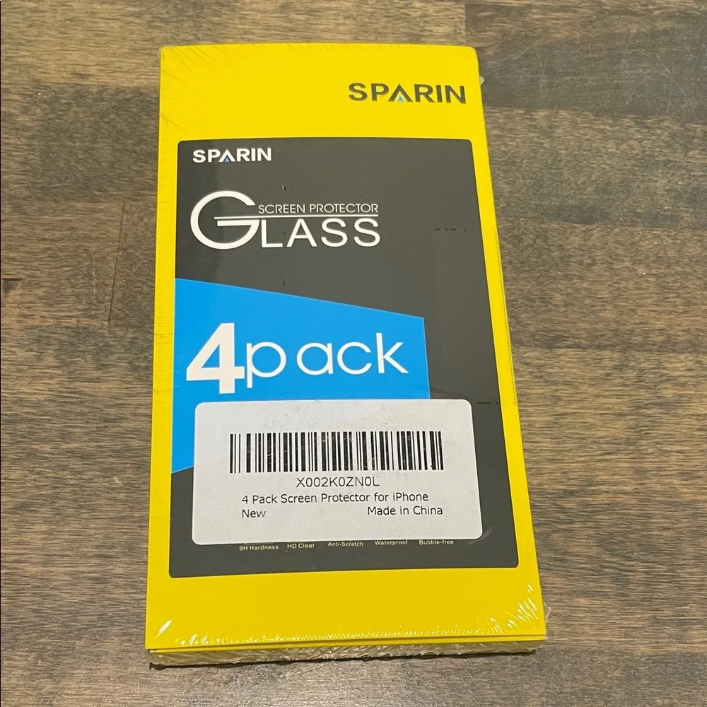 NWT SPARIN iPhone Screen Protector 4 Pack sealed